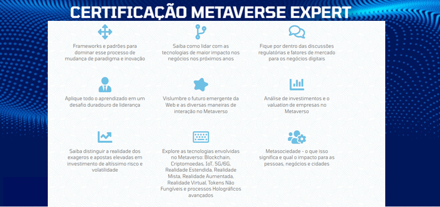 Certificação metaverse expert 